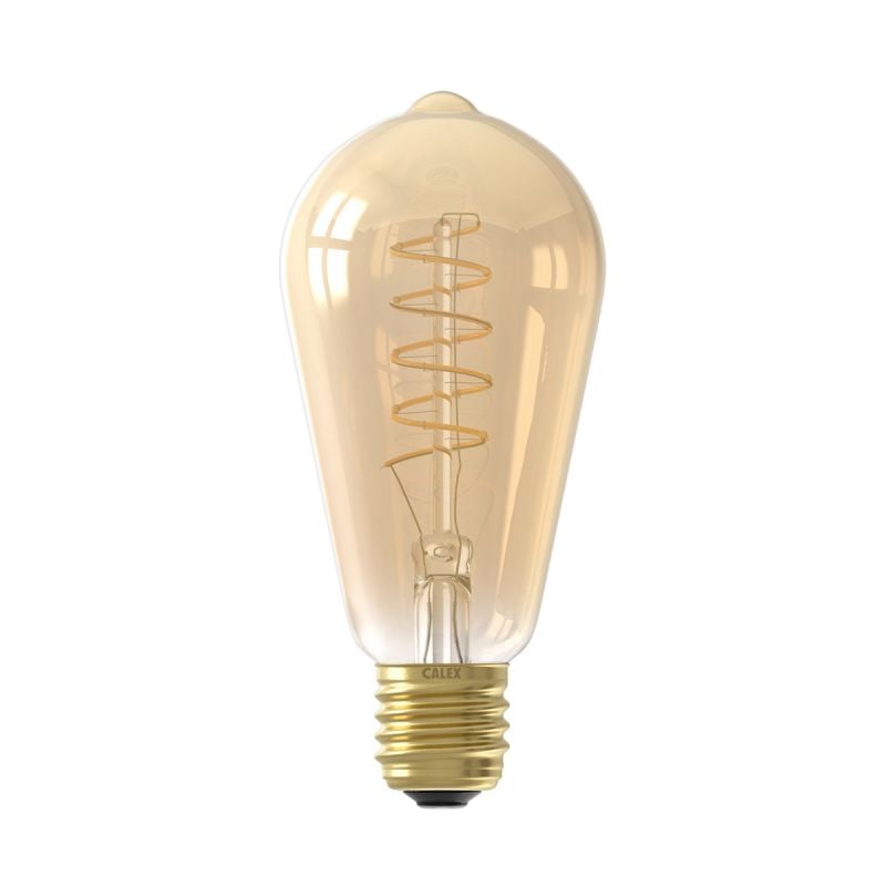 Koop nu: Lichtbron Rustieklamp Flex Goud E27