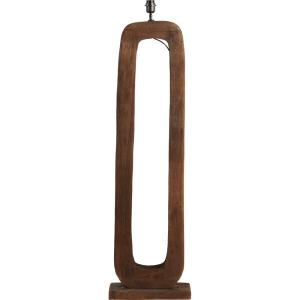 Koop nu: Vloerlamp 38x12x125 cm Kelafo hout chocolade bruin