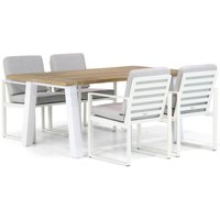 Aanbieding Santika Zaga/Glasgow 180 cm dining tuinset 5-delig