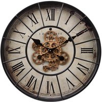 Aanbieding Wandklok met draaiende tandwielen - 8719716210321