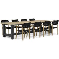 Aanbieding Lifestyle Dallas/San Francisco 300 cm dining tuinset 9-delig