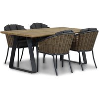Aanbieding Santika Tika/Palta 180 cm dining tuinset 5-delig