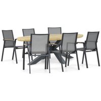 Aanbieding Lifestyle Fiora/Diogo 240 cm dining tuinset 7-delig