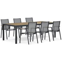Aanbieding Lifestyle Fiora/Valence 240 cm dining tuinset 5-delig