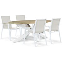 Aanbieding Lifestyle Fiora/Bradford 200 cm dining tuinset 5-delig