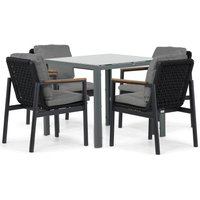 Aanbieding Coco Ralph/Venustas 85 cm dining tuinset 5-delig