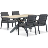 Aanbieding Lifestyle Marseille/Palermo 181 cm dining tuinset 5-delig