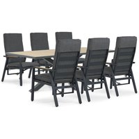Aanbieding Lifestyle Marseille/Palermo 215 cm dining tuinset 7-delig