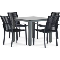 Aanbieding Santika Annisa/Yoko 90 cm dining tuinset 5-delig
