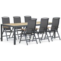 Aanbieding Lifestyle Rosello/Valence 240 cm dining tuinset 7-delig