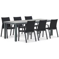 Aanbieding Osmen Joliet/Porto 220 cm dining tuinset 7-delig