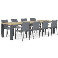 Aanbieding Lifestyle Brandon/Riviera 300 cm dining tuinset 9-delig