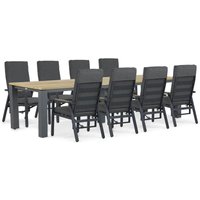 Aanbieding Lifestyle Marseille/Riviera 300 cm dining tuinset 9-delig