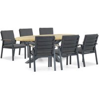 Aanbieding Lifestyle Marseille/Diogo 240 cm dining tuinset 7-delig