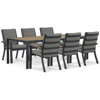 Aanbieding Osmen Midura/Valence 240 cm dining tuinset 7-delig