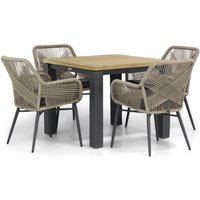 Aanbieding Lifestyle Advance/Veneto 90 cm dining tuinset 5-delig