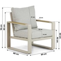 Aanbieding Lifestyle Lezo lounge tuinstoel
