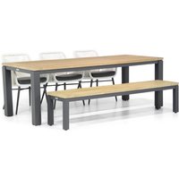 Aanbieding Lifestyle Advance/Veneto 230 cm dining tuinset 5-delig