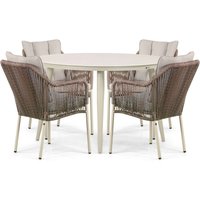 Aanbieding Lifestyle Marbella/Vienna 120 cm dining tuinset 5-delig