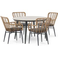 Aanbieding Lifestyle Toledo/Vienna 120 cm dining tuinset 5-delig