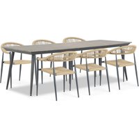 Aanbieding De Laan Granada/Matale 240 cm dining tuinset 7-delig
