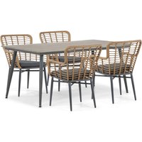 Aanbieding De Laan Toledo/Matale 180 cm dining tuinset 5-delig