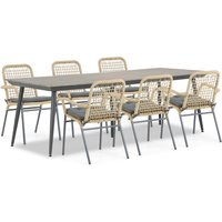 Aanbieding De Laan Catalone/Matale 240 cm dining tuinset 7-delig
