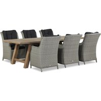 Aanbieding Garden Collection Buckingham/Lazio 260 cm dining tuinset 7-delig