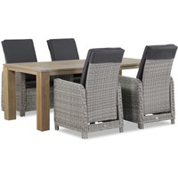 Aanbieding Garden Collections Bello/Brighton 200 cm dining tuinset 5-delig