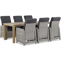 Aanbieding Garden Collections Bello/Bristol 220 cm dining tuinset 7-delig