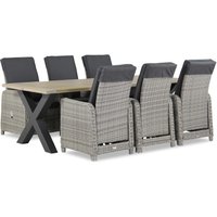 Aanbieding Garden Collections Bello/Cardiff 240 cm dining set 7-delig