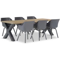 Aanbieding Hartman Sophie element/Cardiff 240 cm dining tuinset 7-delig
