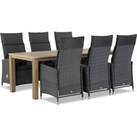 Aanbieding Garden Collections Madera/Bristol 220 cm dining tuinset 7-delig