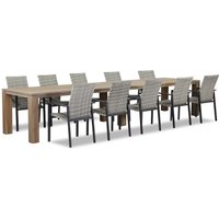 Aanbieding Lifestyle Upton/Brighton 400 cm dining tuinset 11-delig stapelbaar