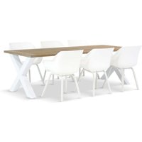 Aanbieding Hartman Sophie element/Cardiff 240 cm dining tuinset 7-delig