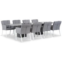Aanbieding Lifestyle Parma/Graniet 300 cm dining tuinset 9-delig