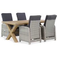 Aanbieding Garden Collections Bello/Oregon 200 cm dining tuinset 5-delig