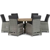 Aanbieding Garden Collections Bello/Sand City rond 160 cm dining tuinset 7-delig