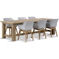 Aanbieding Hartman Sophie teak/Fourmile 260 cm dining tuinset 7-delig