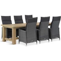 Aanbieding Garden Collections Madera/Fourmile 260 cm dining tuinset 7-delig