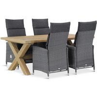 Aanbieding Garden Collections Madera/Oregon 200 cm dining tuinset 5-delig