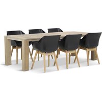 Aanbieding Hartman Sophie teak/Brighton 240 cm dining tuinset 7-delig
