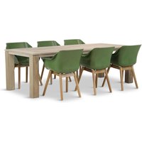 Aanbieding Hartman Sophie teak/Brighton 240 cm dining tuinset 7-delig