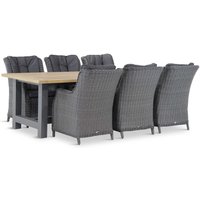 Aanbieding Garden Collections Buckingham/San Francisco 260 cm dining tuinset 7-delig