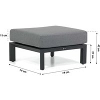 Aanbieding Santika Cinta lounge voetenbank