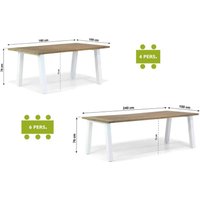 Aanbieding Lifestyle Glasgow aluminium tafelpoot