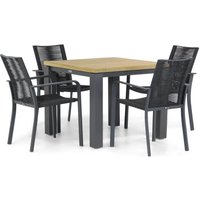 Aanbieding Santika Annisa/Veneto 90 cm dining tuinset 5-delig