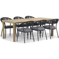 Aanbieding Santika Vivian/Weston 210 cm dining tuinset 7-delig