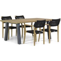 Aanbieding Lifestyle Dallas/Glasgow 180 cm dining tuinset 5-delig