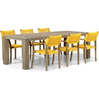 Aanbieding Lifestyle Dallas/Brighton 240 cm dining tuinset 7-delig